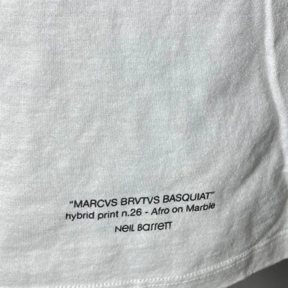 Neil Barrett Hybrid Basquiat Tee Size L Rare